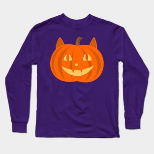 Cat-o-lantern Long Sleeve T-Shirt